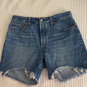 Levi's Distressed 501 shorts